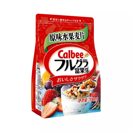 刚需可入：Calbee 卡乐比 进口富果乐即食水果麦片 700g