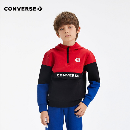 聚划算百亿补贴：Converse 匡威 男童套头卫衣