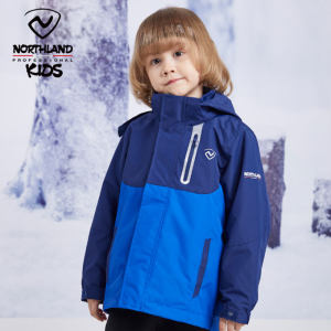 诺诗兰 男女童 防风防水三合一冲锋衣
