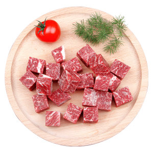 牛肉届的爱马仕 谷言 进口和牛 保乐肩牛肉块 500g*2件