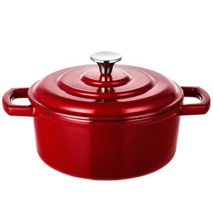 凌丰 高颜值珐琅铸铁锅 进口珐琅釉料 22cm/3.6L