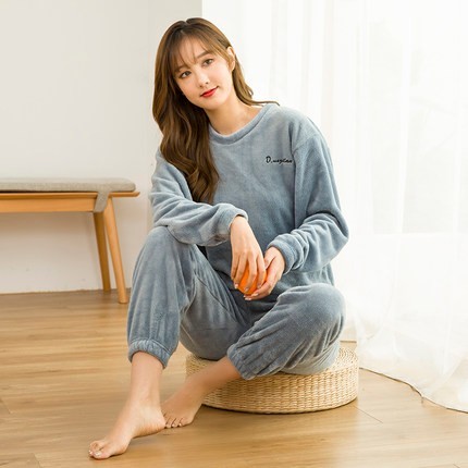 BONAS 宝娜斯 BNSSY 女士珊瑚绒睡衣套装