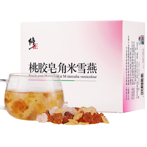 百年修正 桃胶皂角米雪燕 15g*10包 胶质丰富 补充蛋白
