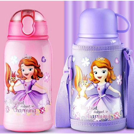 Disney 迪士尼 儿童吸管保温水杯 600ml