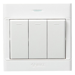 BULL 公牛 G09系列 G09K312Y 三开双控开关