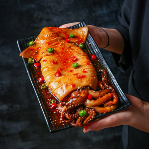 即食香辣大鱿鱼 400g 49.9元包顺丰