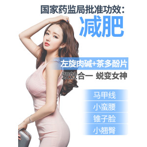 修正 左旋肉碱茶多酚片 62粒 男女通用 排油神器