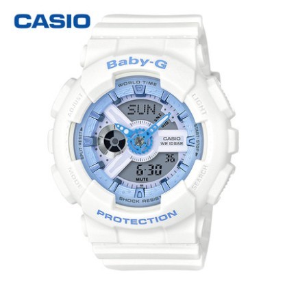 22点截止、双11预售：CASIO 卡西欧 BABY-G系列 BA-110BE-7ADR 女士石英手表