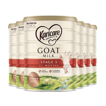 双11预售：Karicare 可瑞康 婴幼儿羊奶粉 3段 900g 6罐装
