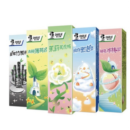 黑人 笑游仙境牙膏 80g*5支