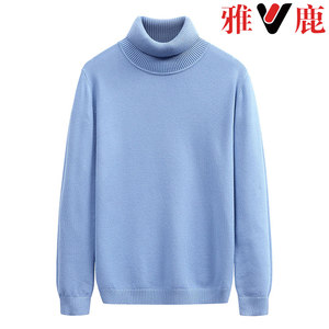雅鹿 男士加绒加厚毛衣