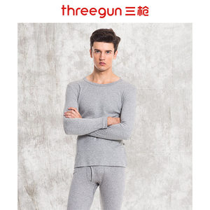 三枪 男女款 100%精梳纯棉 秋衣套装