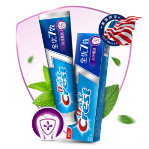 京东PLUS会员： Crest 佳洁士 全优7效 抗牙菌斑 牙膏 40g *9件