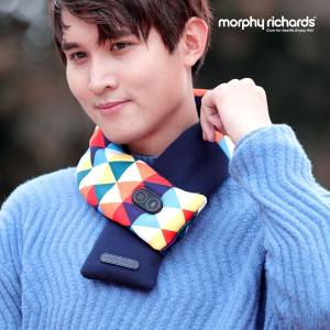  英国 摩飞 颈椎按摩器+可水洗智能电热围巾 最高65度