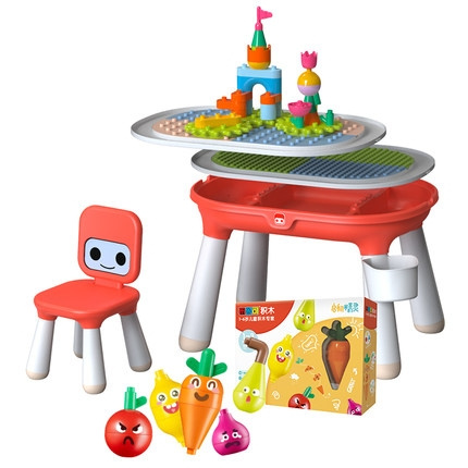 积木之家、双11预售：布鲁可 百变积木桌成长版拼拼乐套装
