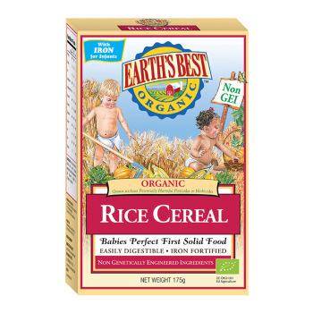 88VIP：EARTH'S BEST 世界最好 婴幼儿有机米粉 175g 大米味 *4件