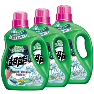 超能 植萃低泡洗衣液 薰衣草香 750gx2瓶