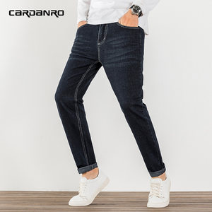 卡丹路 男士春秋新款 修身直筒牛仔裤