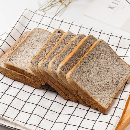 小夫 黑麦全麦粗粮 吐司面包 500g