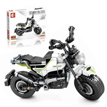SEMBO BLOCK 森宝积木 科技机械系列 兰博300小摩托