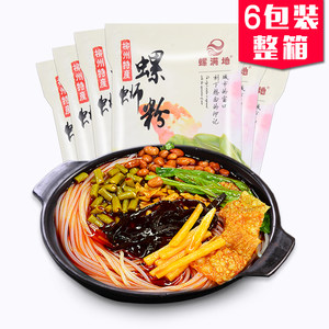 广西特色小吃 螺满地 柳州螺蛳粉 300g*6包