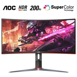 AOC 冠捷 CQ29G2Z 29英寸VA曲面显示器（2560×1080、120%sRGB、200Hz、1500R）