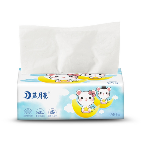 Bluemoon 蓝月亮 抽纸 4层*60抽*24包