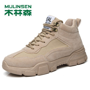 木林森 男士工装马丁靴