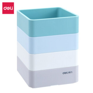 deli 得力 9125 可层叠创意笔筒 *5件