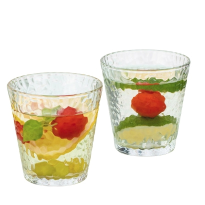 宏虎 玻璃茶杯 280ml 2个装