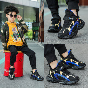 马克华菲 中大童飞织休闲鞋 儿童运动鞋