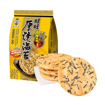 旺旺 厚烧海苔米饼 168g *17件
