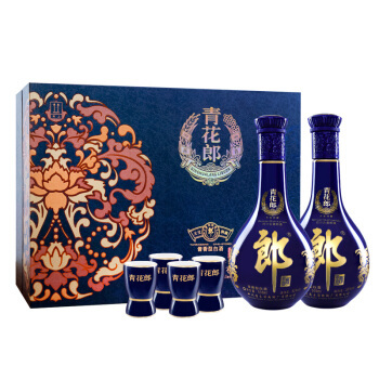 LANGJIU 郎酒 青花郎 酱香型白酒 500ml