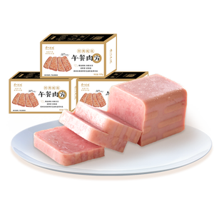 眉州东坡 无淀粉午餐肉罐头 320g*3盒 68元双11预售到手价