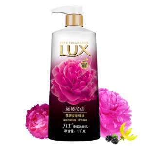 京东PLUS会员： LUX 力士 精油香氛沐浴乳 迷情花语 1L*6件（赠洗手液 50ml*3瓶）
