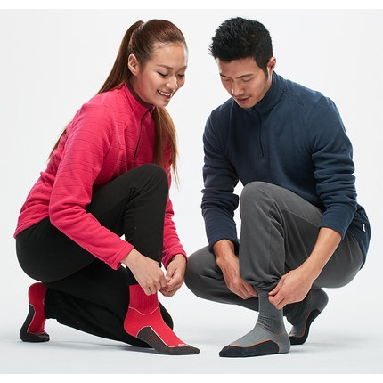 DECATHLON 迪卡侬 男女专业运动袜子 2双装