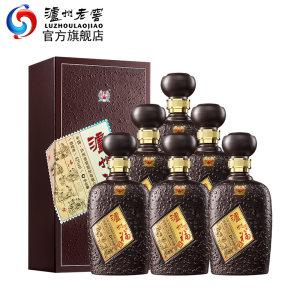 泸州老窖 窖之雅 泸州福 52度浓香型白酒 500ml*6瓶