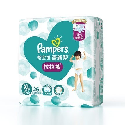 Pampers 帮宝适 清新帮 婴儿拉拉裤 L32片 *6件