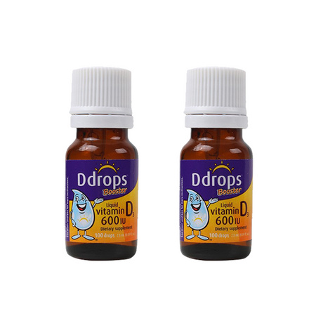 双11预售、88VIP：Baby Ddrops 婴幼儿童维生素D3滴剂 600IU 2.8ml*2瓶