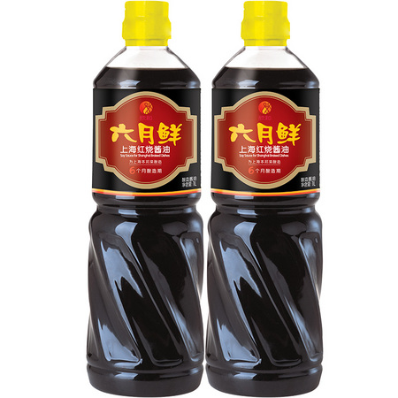 欣和 六月鲜 上海红烧酱油 1L*2瓶 *5件
