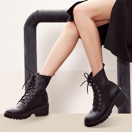 双11预售：SKECHERS 斯凯奇 49056 女士马丁靴