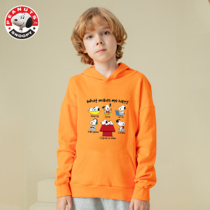 史努比 男女款卡通印花 连帽卫衣