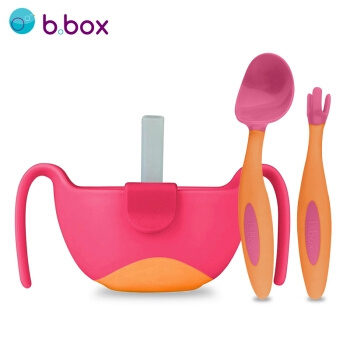 b.box 宝宝密封辅食吸管杯碗+叉勺套装