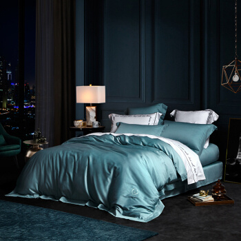 LOVO 乐蜗家纺 拉菲特 60支长绒棉四件套 1.8m