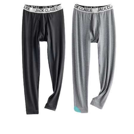 JACK CLAUDE 抗菌阳离子男士加绒秋裤