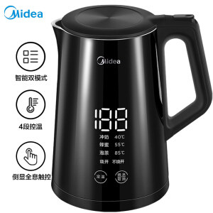 美的 MK-SH15Power508 可保温电热水壶 4段控温 全触屏控制 1.5L 199元双11预售到手价