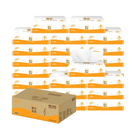 88VIP：Breeze 清风 原木经典 抽纸 3层*100张*27包（188mm*136mm） *3件