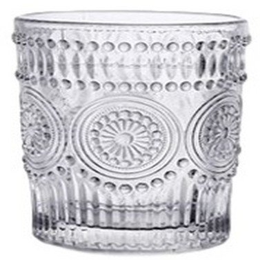 十里峰镇 浮雕玻璃杯 260ml