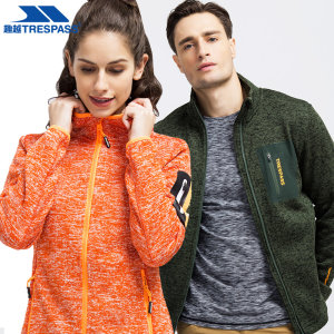 英国 趣越 男女双面复合抓绒衣 YKK拉链 表层防风致密面料 74元包邮