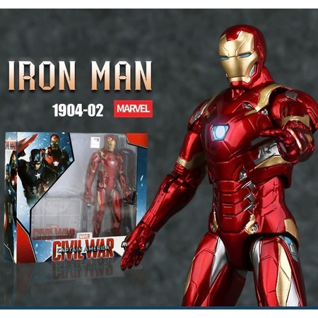 ZT 中动 1607 复仇者联盟 钢铁侠手办